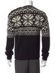 Ralph Lauren Purple Label Cashmere Graphic Print Pullover