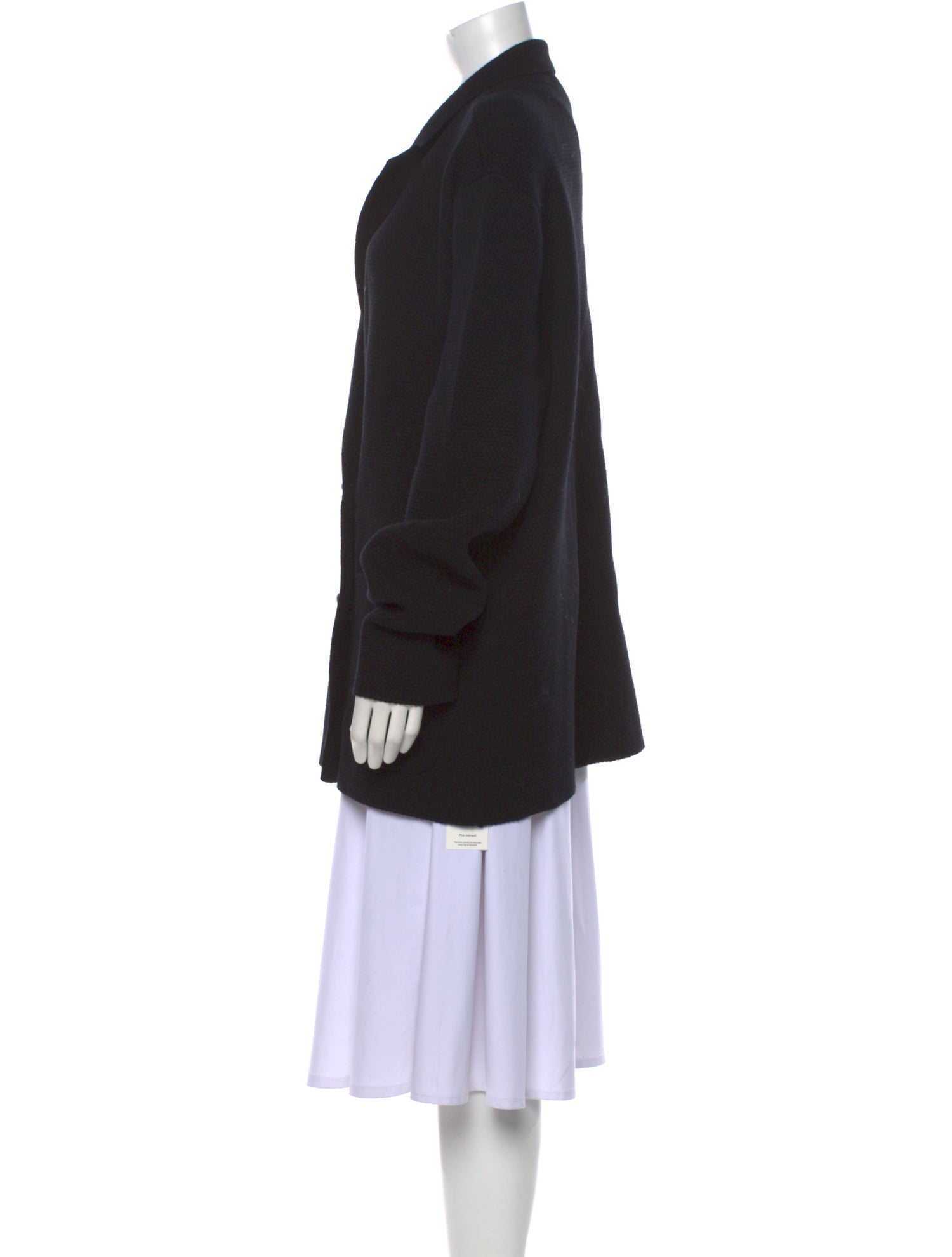 Ralph Lauren Purple Label Cashmere Plunge Neckline Sweater