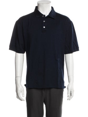 Ralph Lauren Purple Label Collar Short Sleeve Polo Shirt