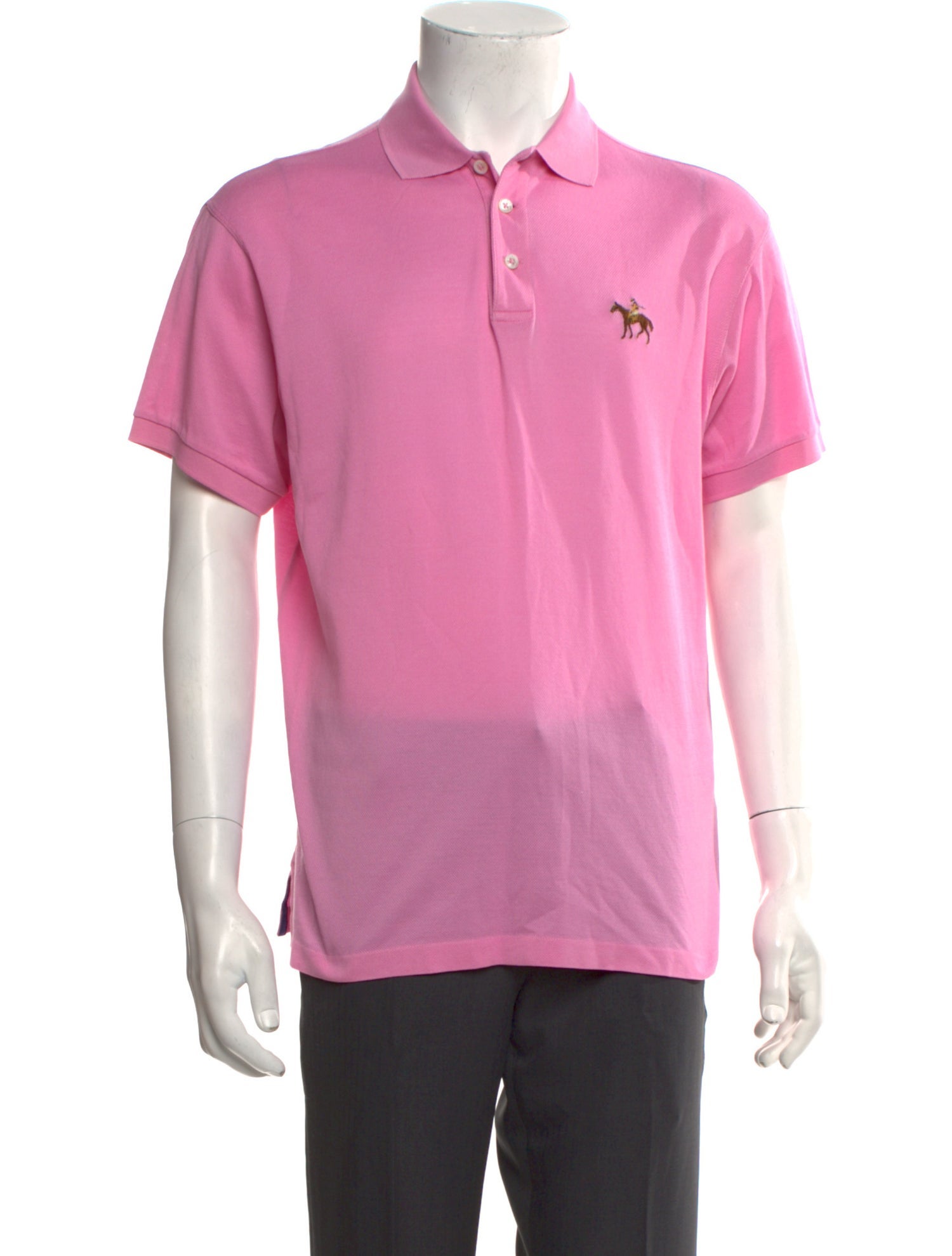 Ralph Lauren Purple Label Collar Short Sleeve Polo Shirt