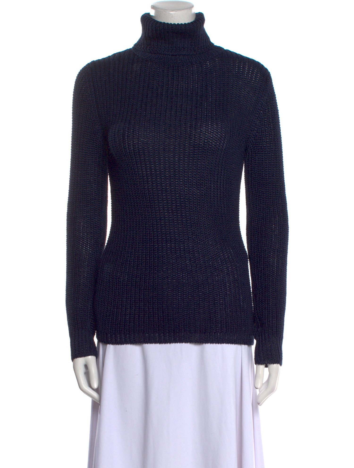 Ralph Lauren Collection Linen Turtleneck Sweater