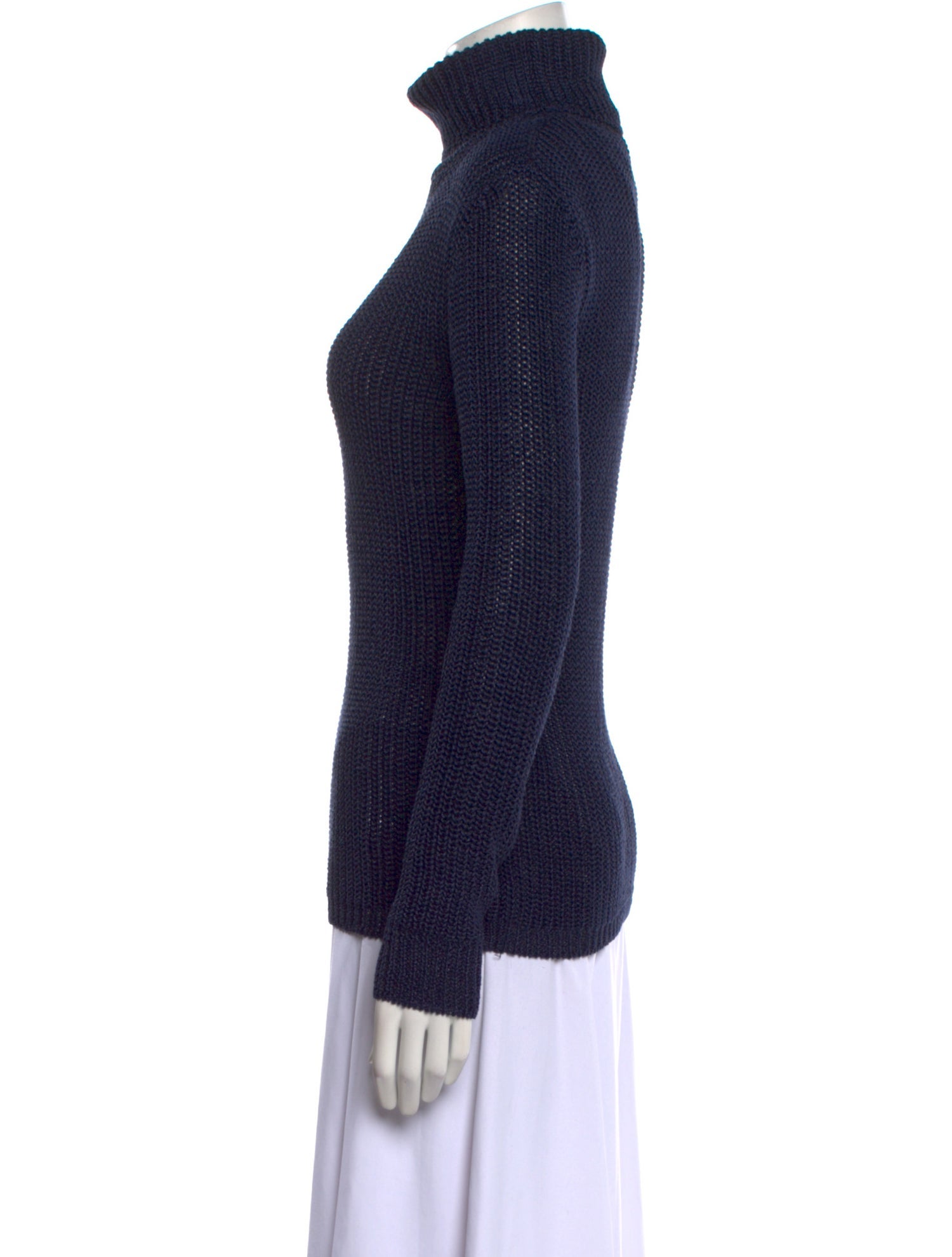 Ralph Lauren Collection Linen Turtleneck Sweater