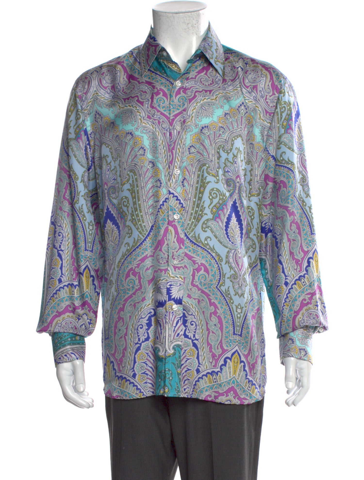 Ralph Lauren Women's Plus Shirt Purple Size 3X