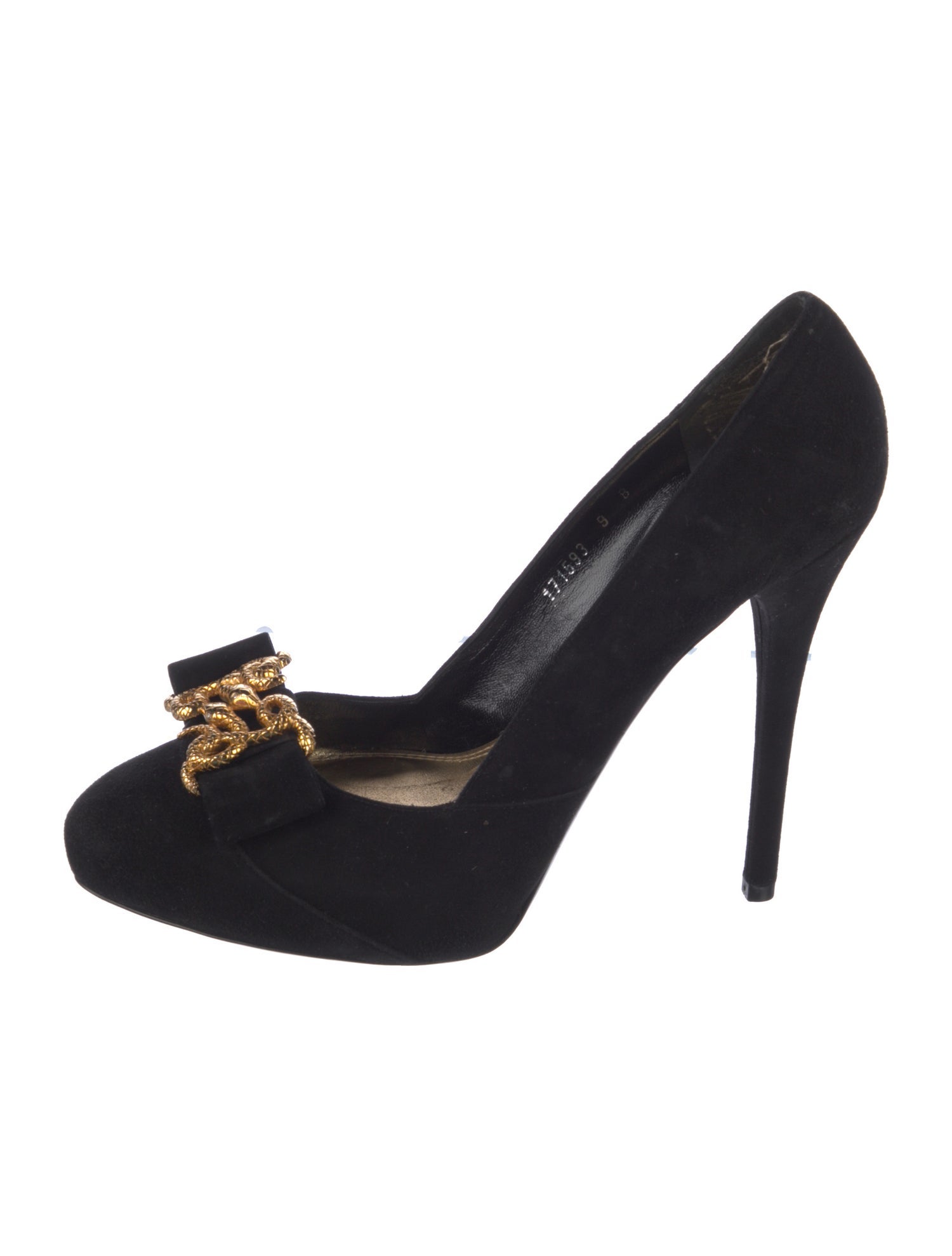 Ralph Lauren Purple Label Suede Pumps
