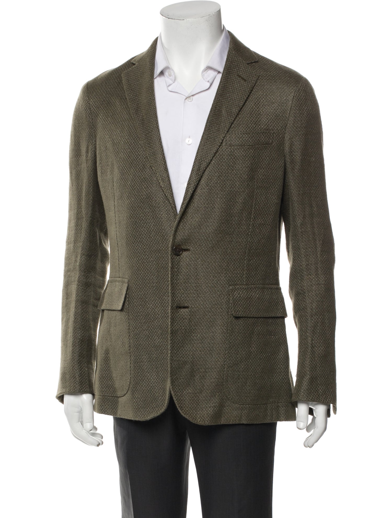 Ralph Lauren Purple Label Linen Peacoat