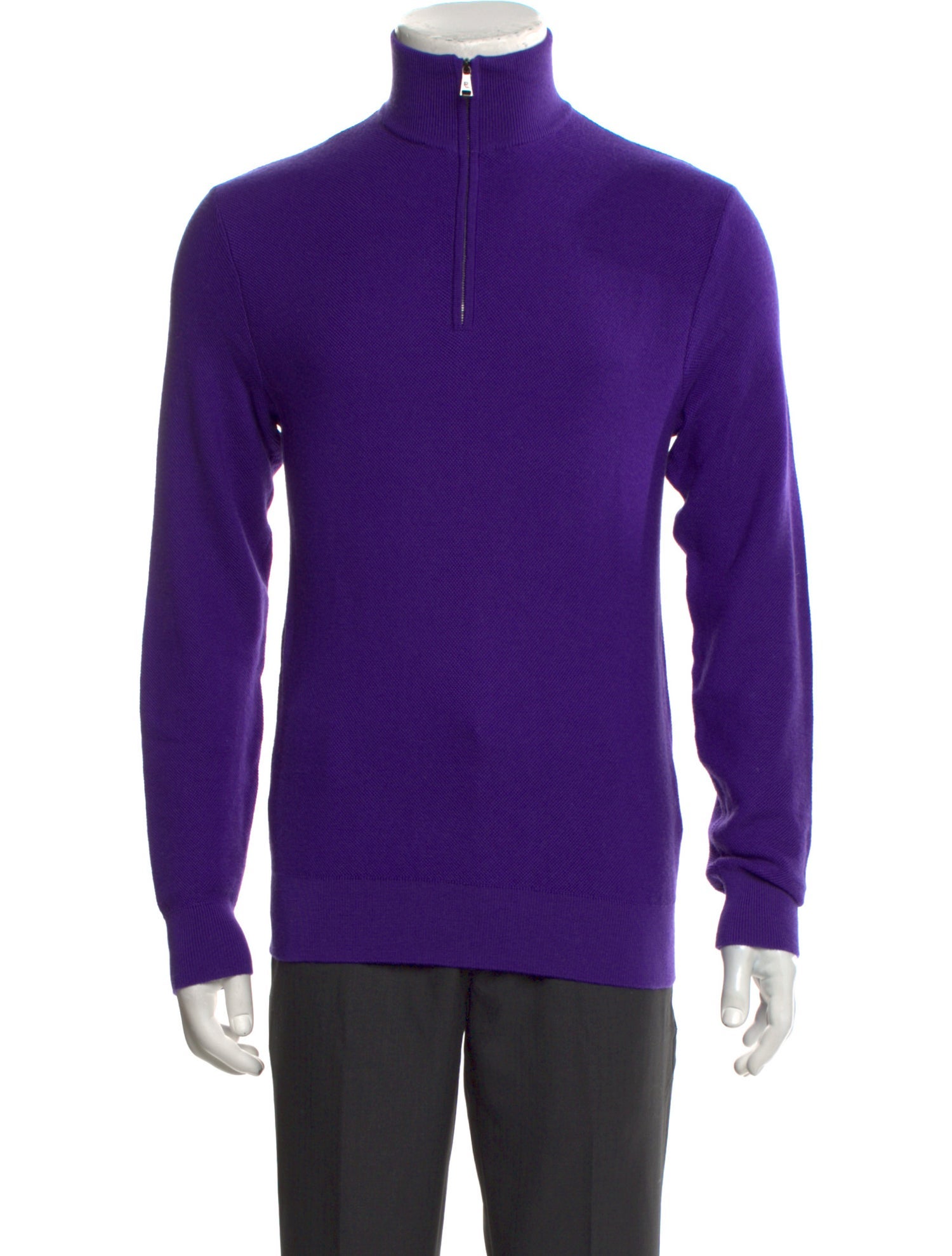 Ralph Lauren Purple Label Merino Wool Turtleneck Polo Sweater