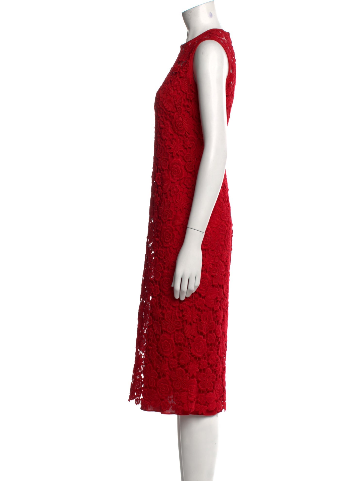 Ralph Lauren Purple Label Lace Pattern Midi Length Dress