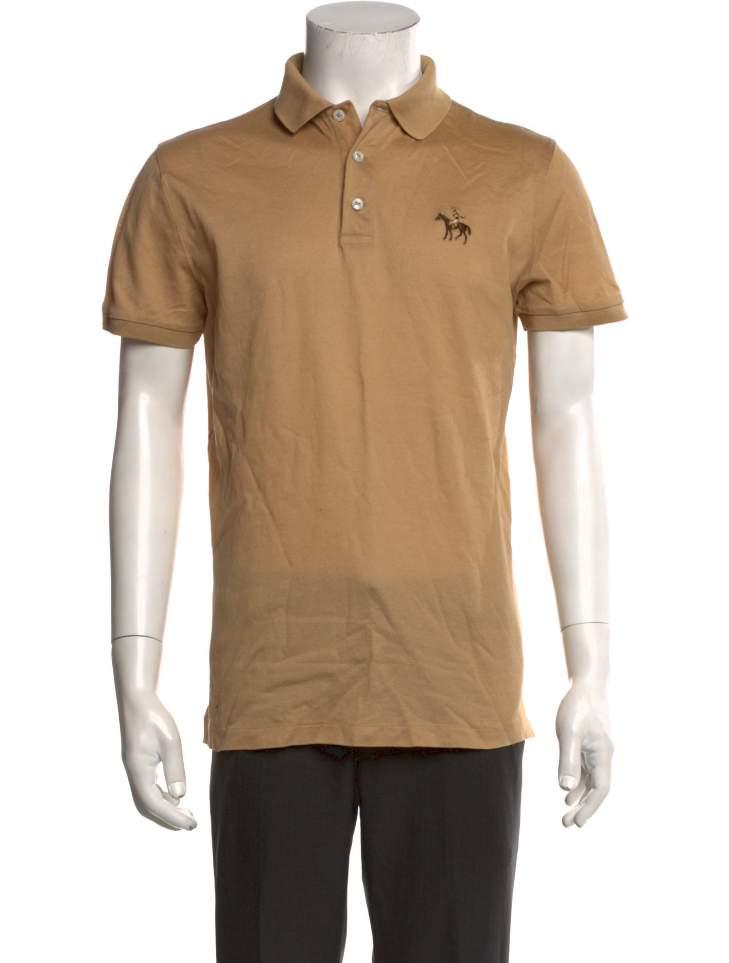 Ralph Lauren Purple Label Collar Short Sleeve Polo Shirt