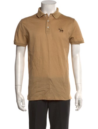 Ralph Lauren Purple Label Collar Short Sleeve Polo Shirt