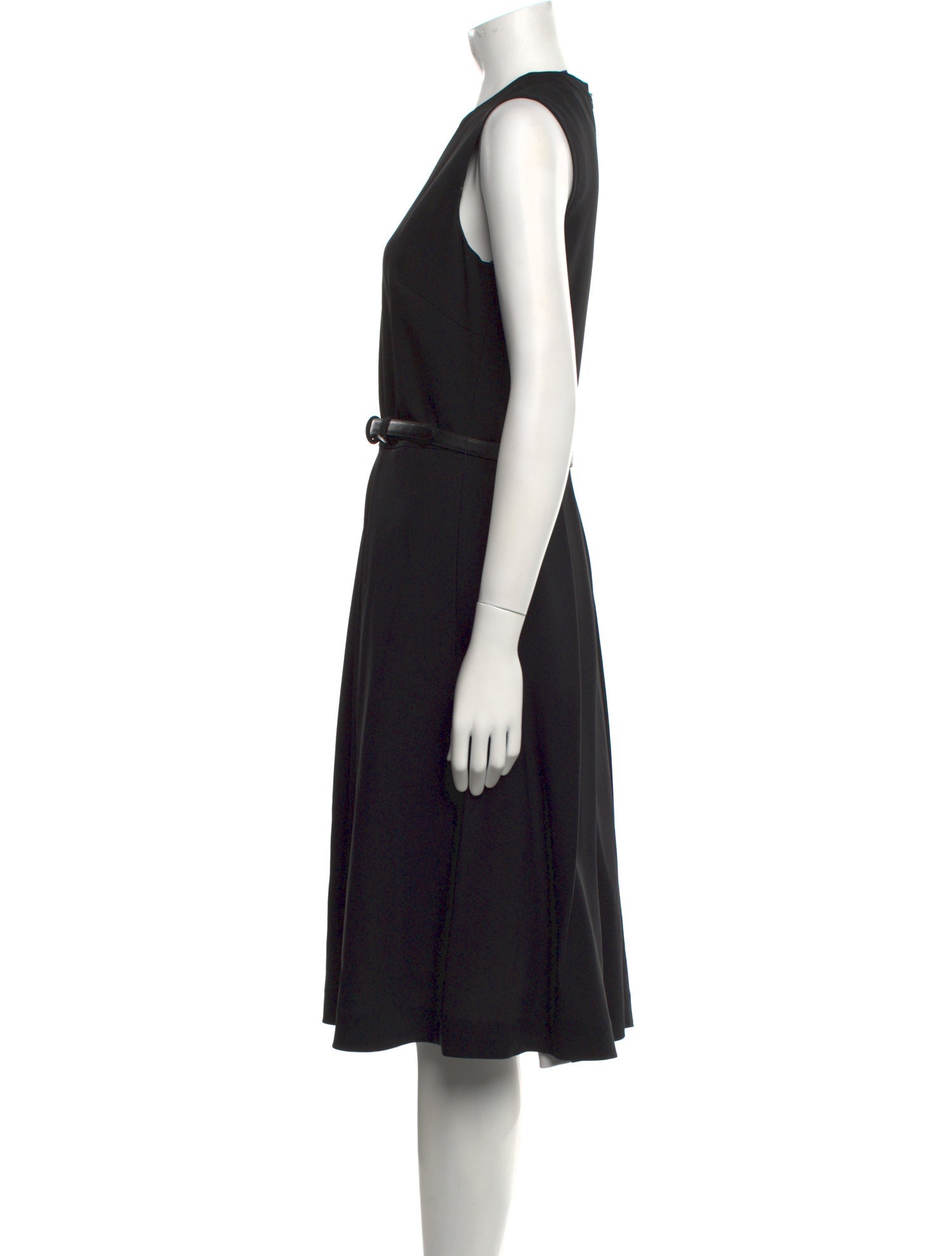 Ralph Lauren Purple Label Silk Midi Length Dress