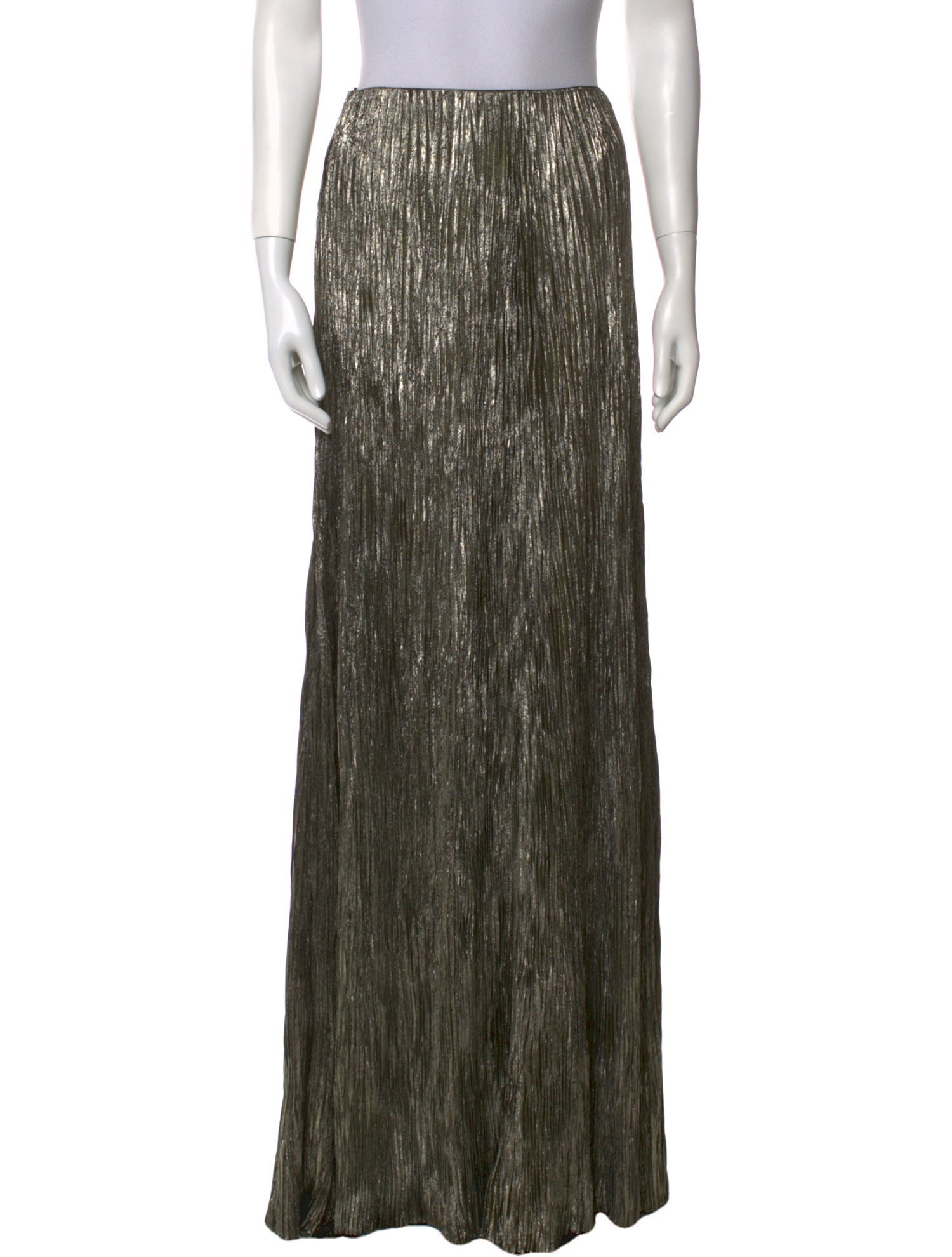 Ralph Lauren Purple Label Pleated Accents Long Skirt w/ Tags