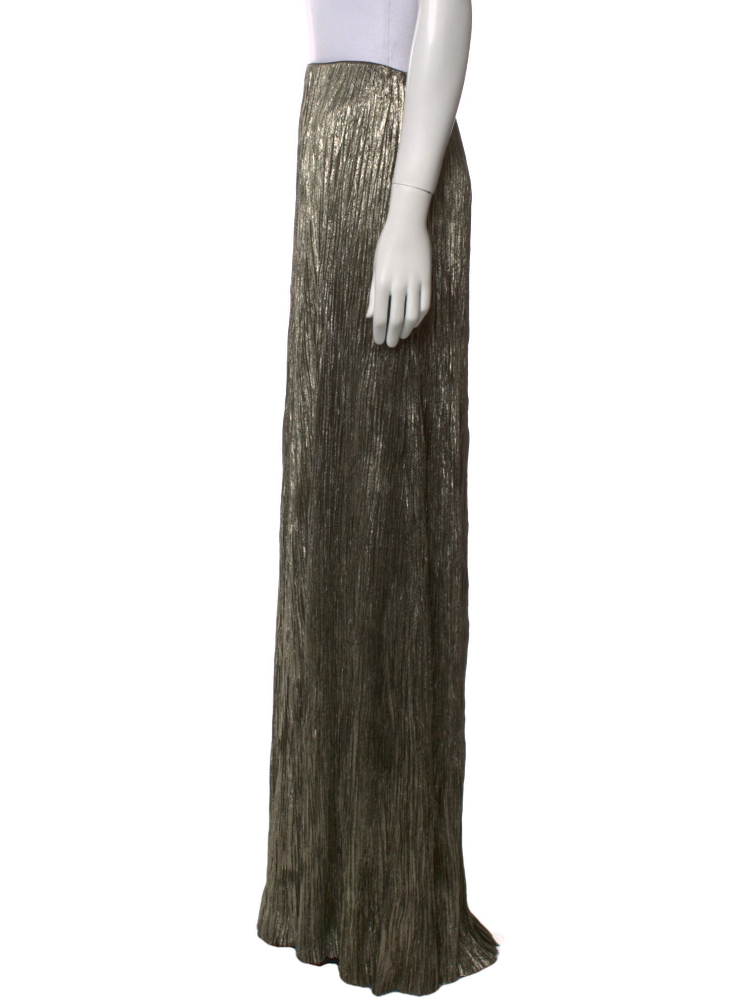 Ralph Lauren Purple Label Pleated Accents Long Skirt w/ Tags