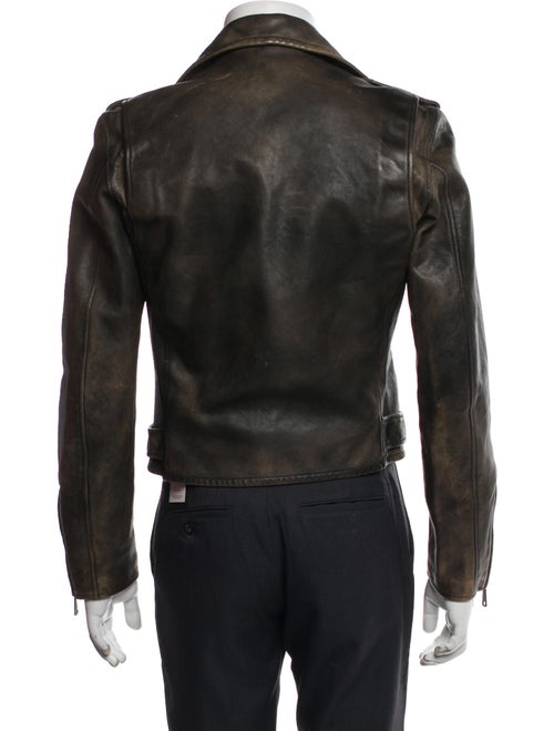 Ralph Lauren Purple Label Leather Moto Jacket