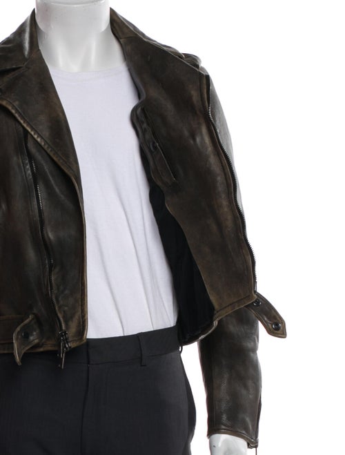 Ralph Lauren Purple Label Leather Moto Jacket