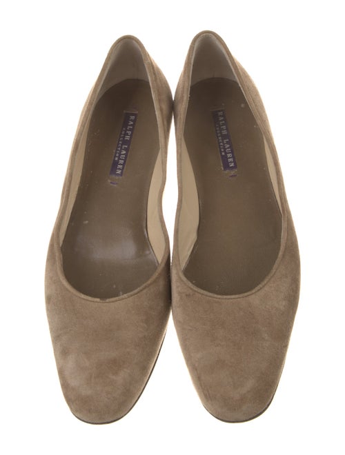 Ralph Lauren Purple Label Suede Ballet Flats
