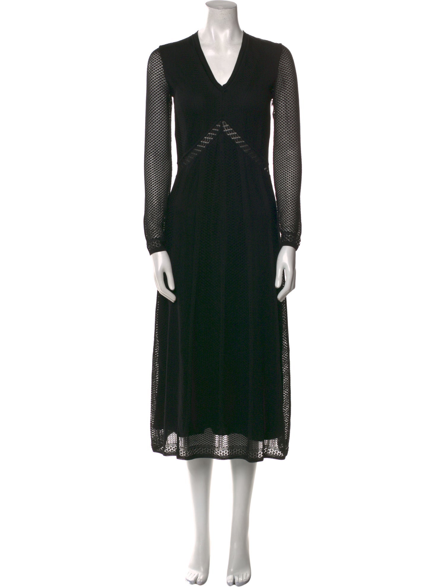 Ralph Lauren Purple Label Silk Midi Length Dress