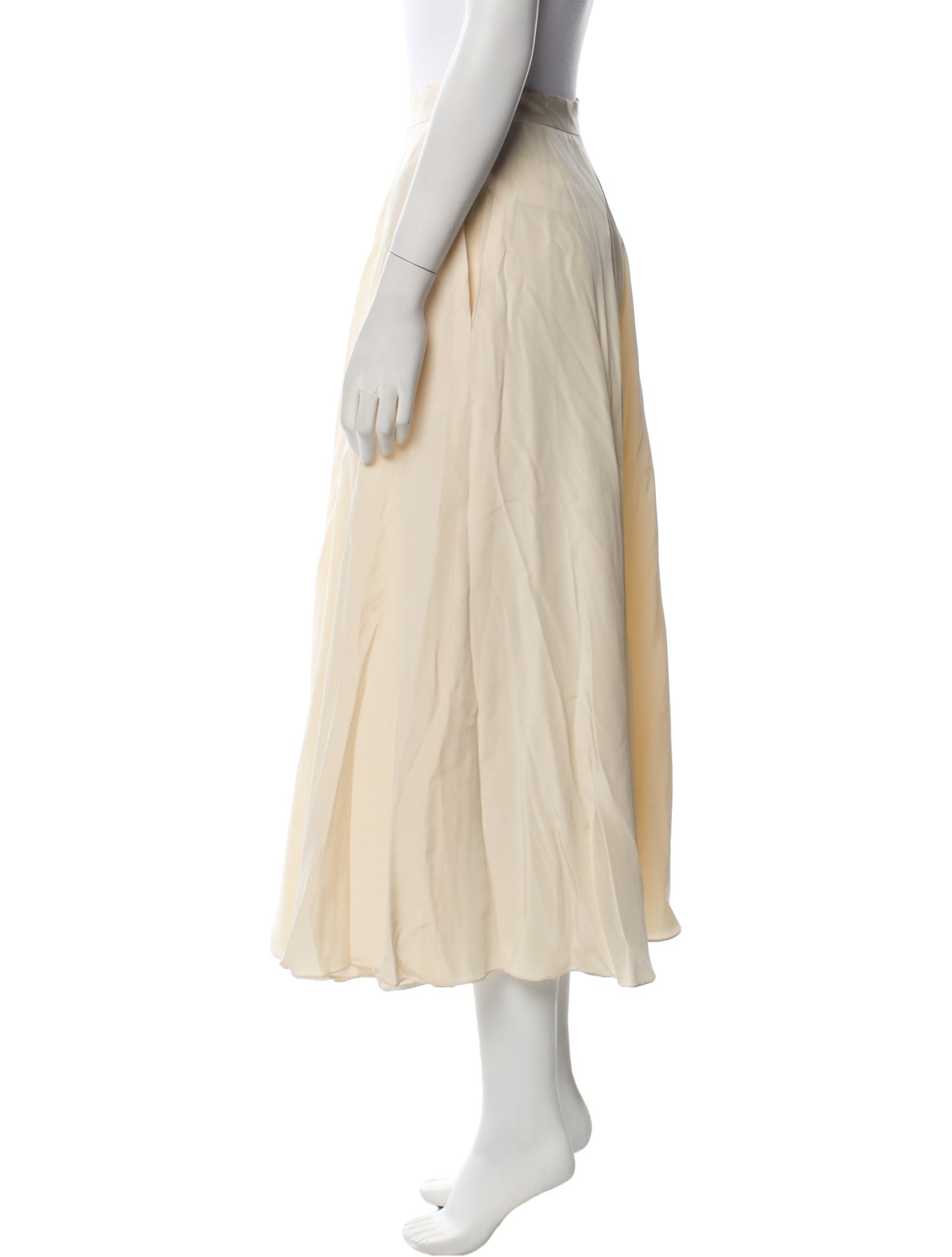 Ralph Lauren Purple Label Silk Long Skirt