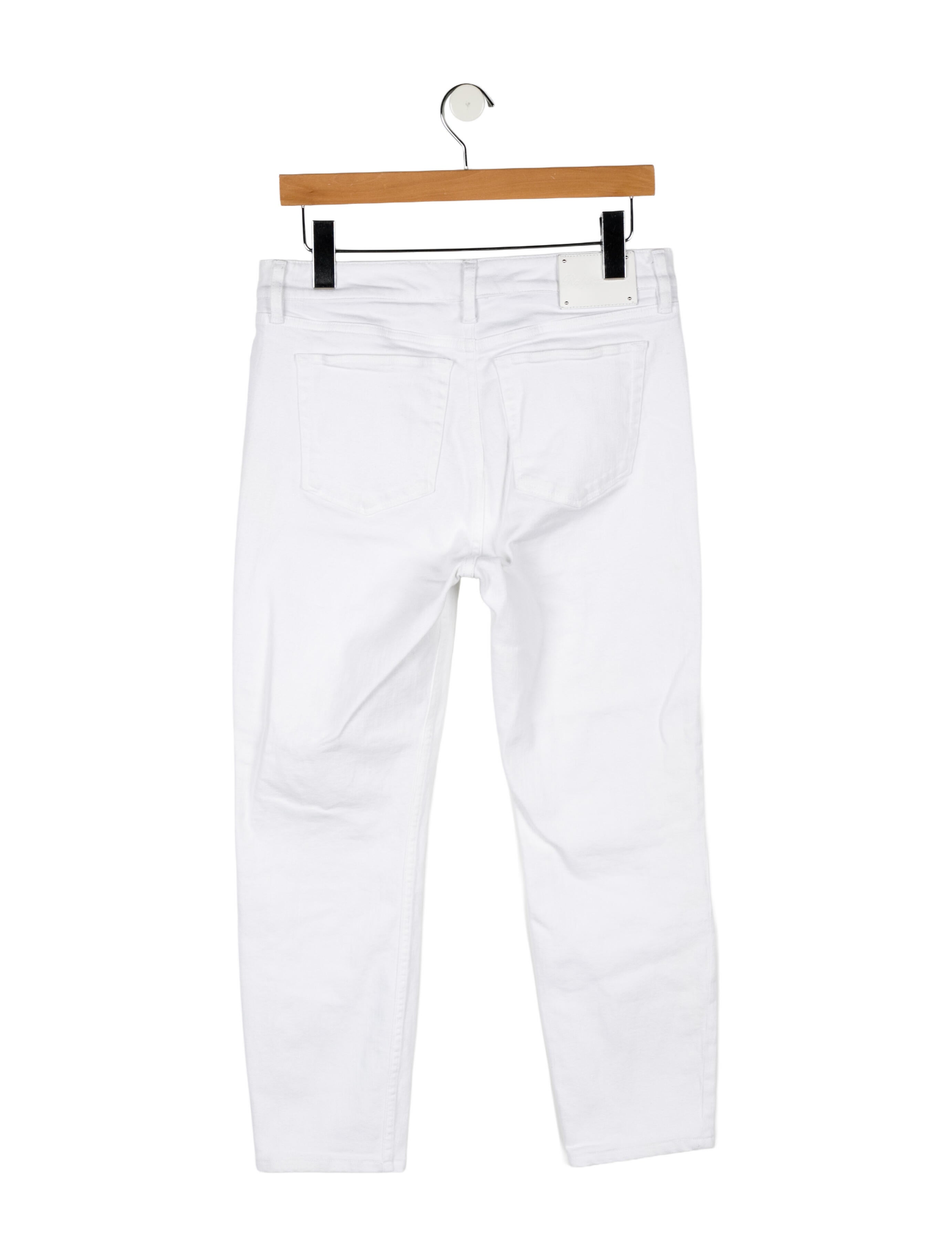 Ralph Lauren Purple Label Mid-Rise Straight Leg Jeans