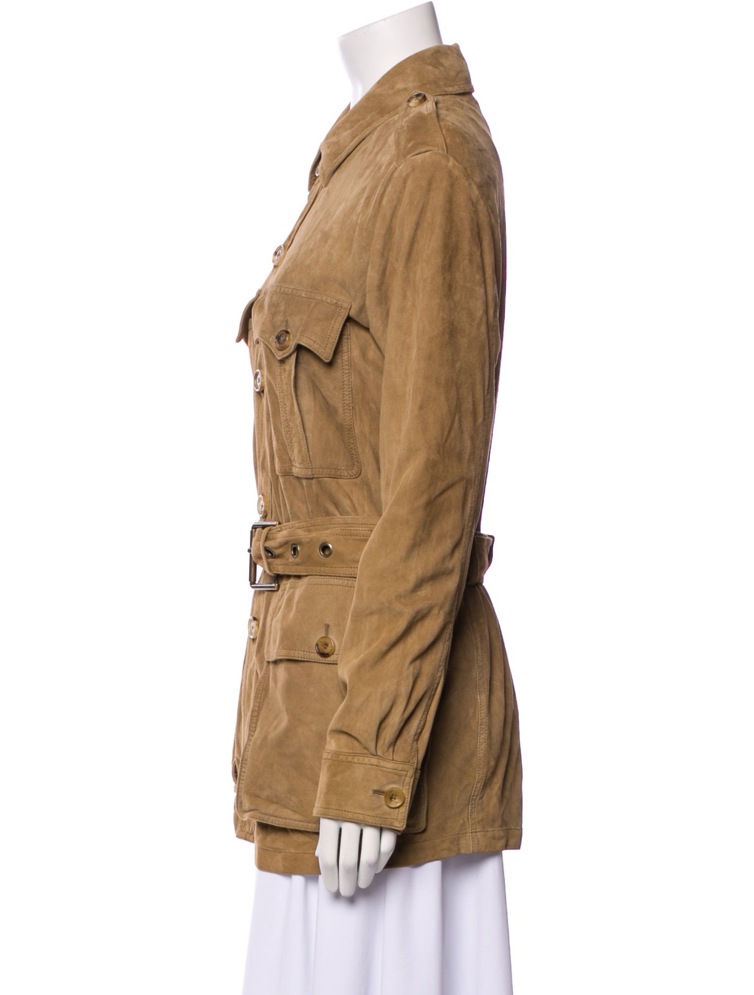Ralph Lauren Purple Label Suede Utility Jacket