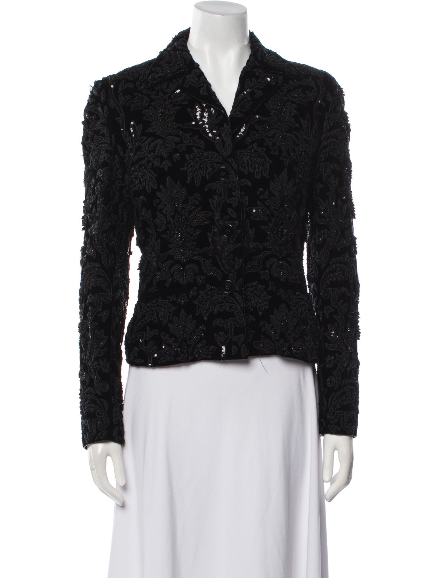 Ralph Lauren Purple Label Floral Print Evening Jacket