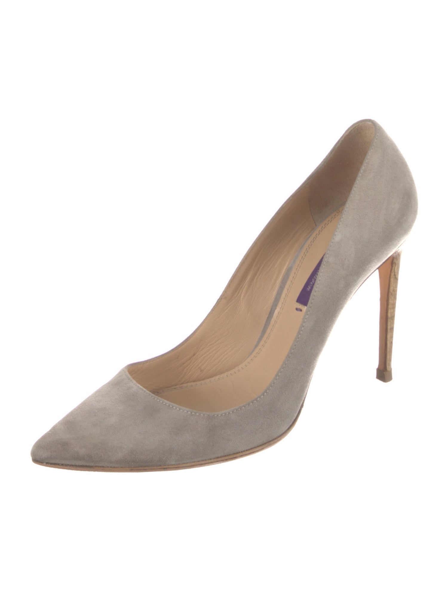 Ralph Lauren Purple Label Suede Pumps