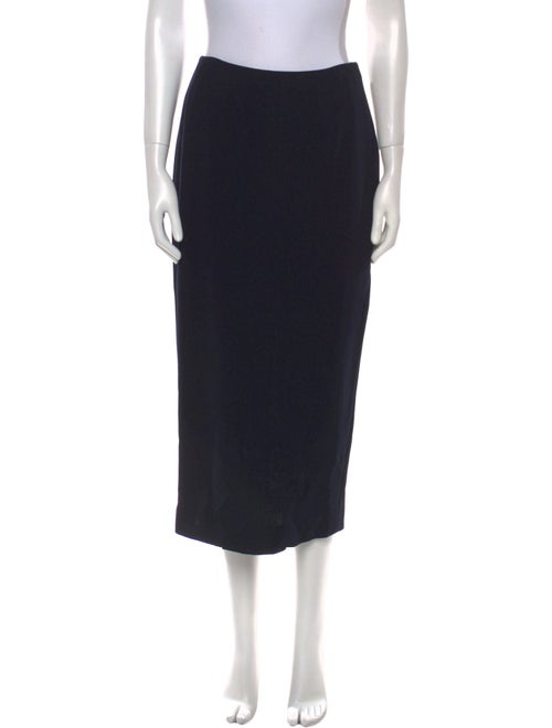 Ralph Lauren Purple Label Wool Midi Length Skirt