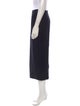 Ralph Lauren Purple Label Wool Midi Length Skirt