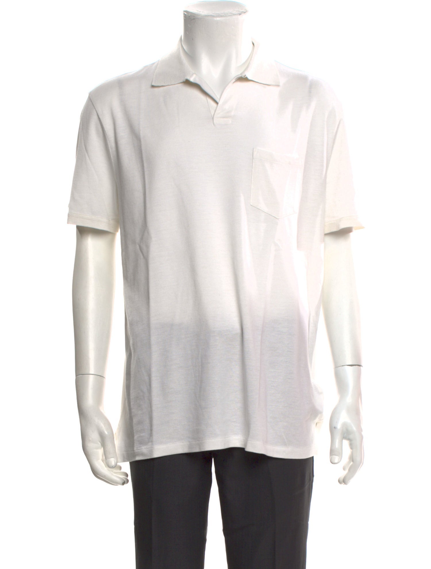 Ralph Lauren Purple Label Crew Neck Short Sleeve Polo Shirt