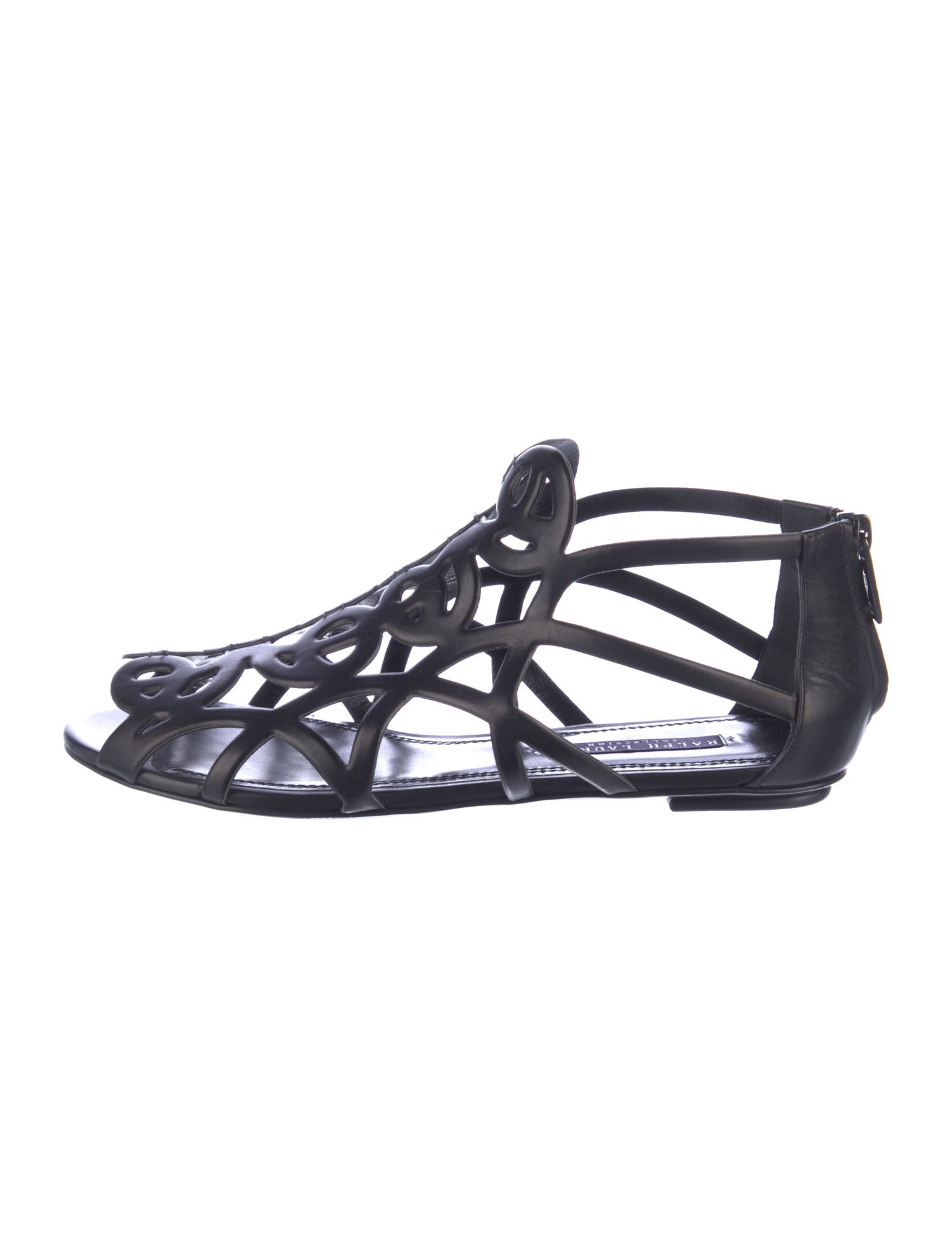 Ralph Lauren Purple Label Leather Gladiator Sandals