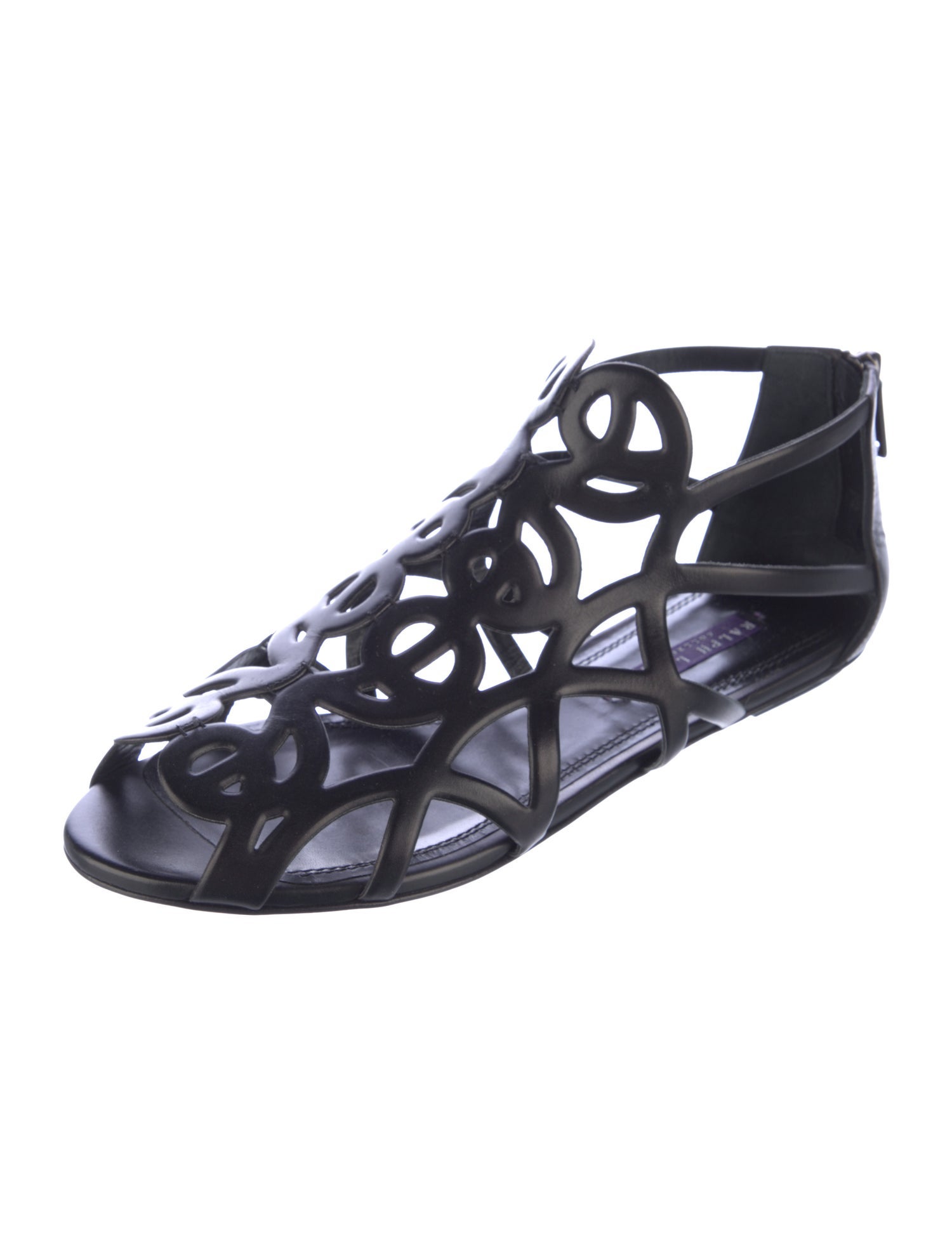 Ralph Lauren Purple Label Leather Gladiator Sandals