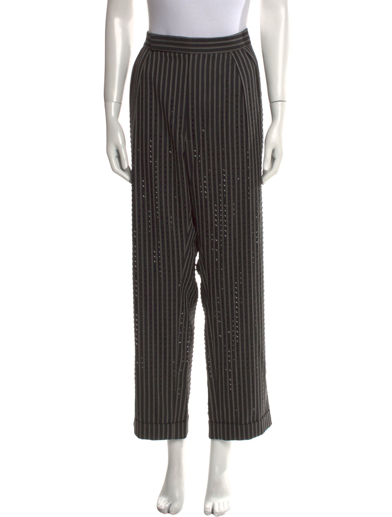 Ralph Lauren Purple Label Wool Wide Leg Pants