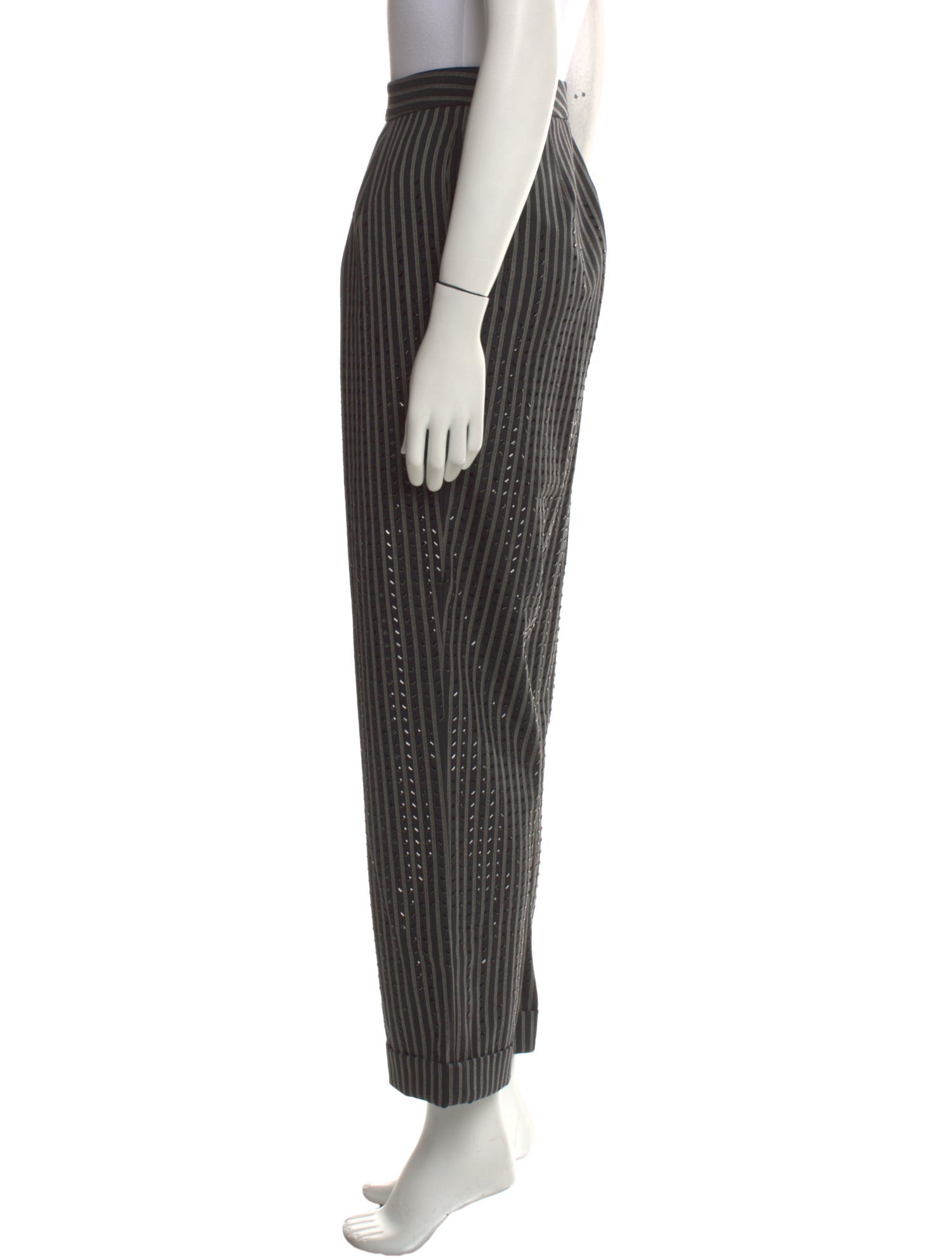 Ralph Lauren Purple Label Wool Wide Leg Pants