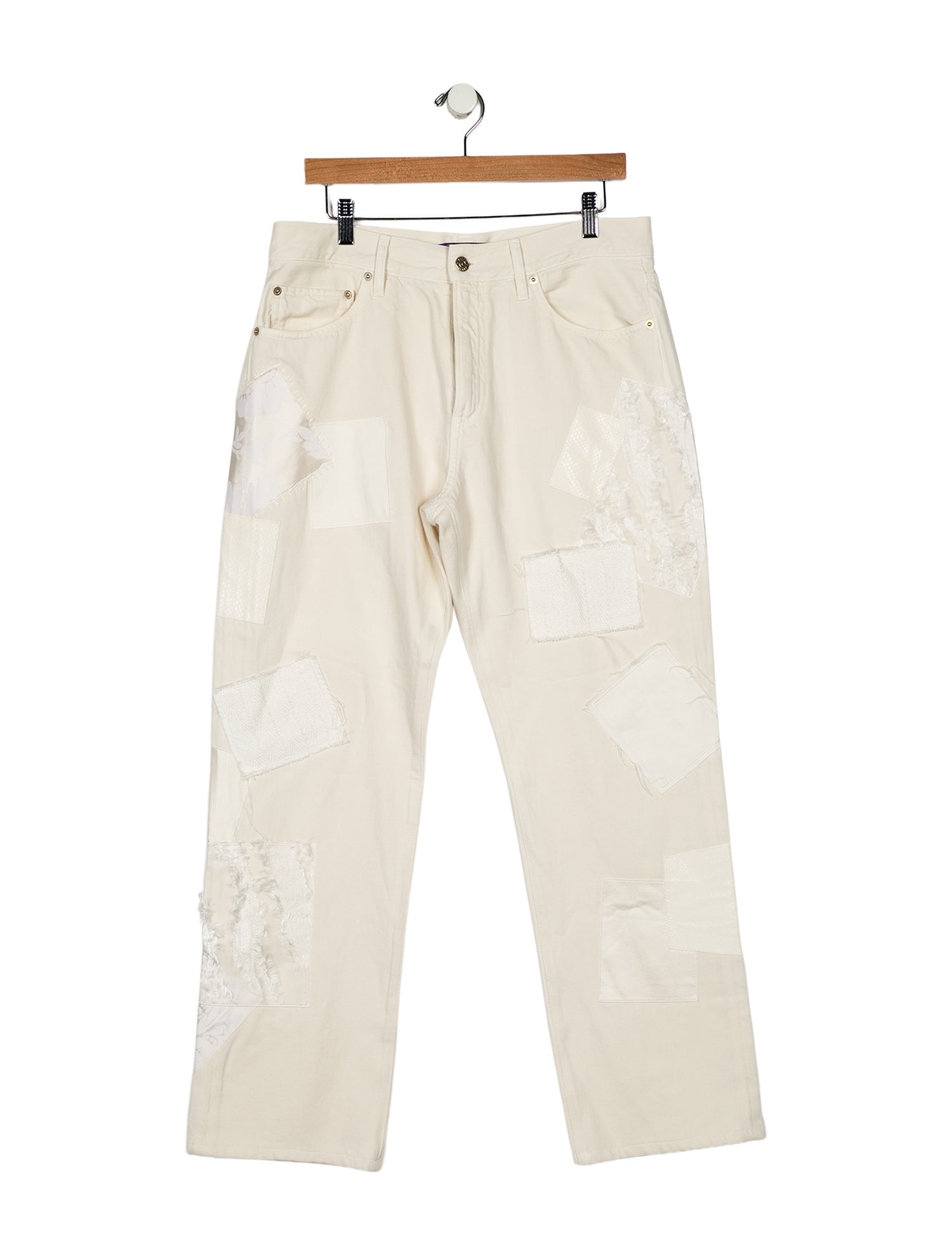 Ralph Lauren Purple Label High-Rise Wide Leg Jeans