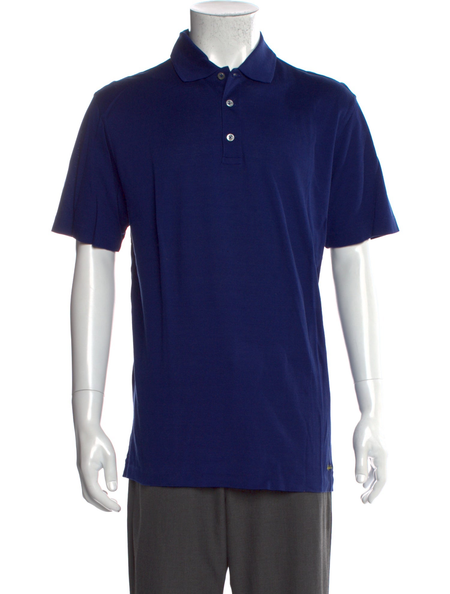 Ralph Lauren Purple Label Collar Short Sleeve Polo Shirt