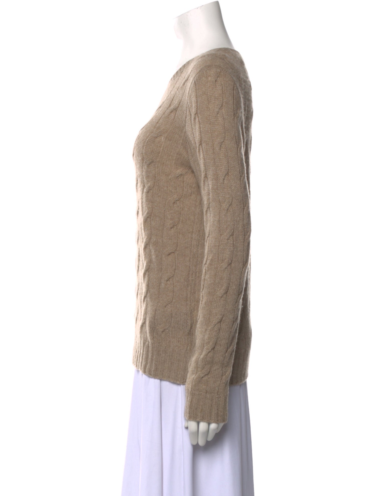 Ralph Lauren Purple Label Cashmere Scoop Neck Sweater