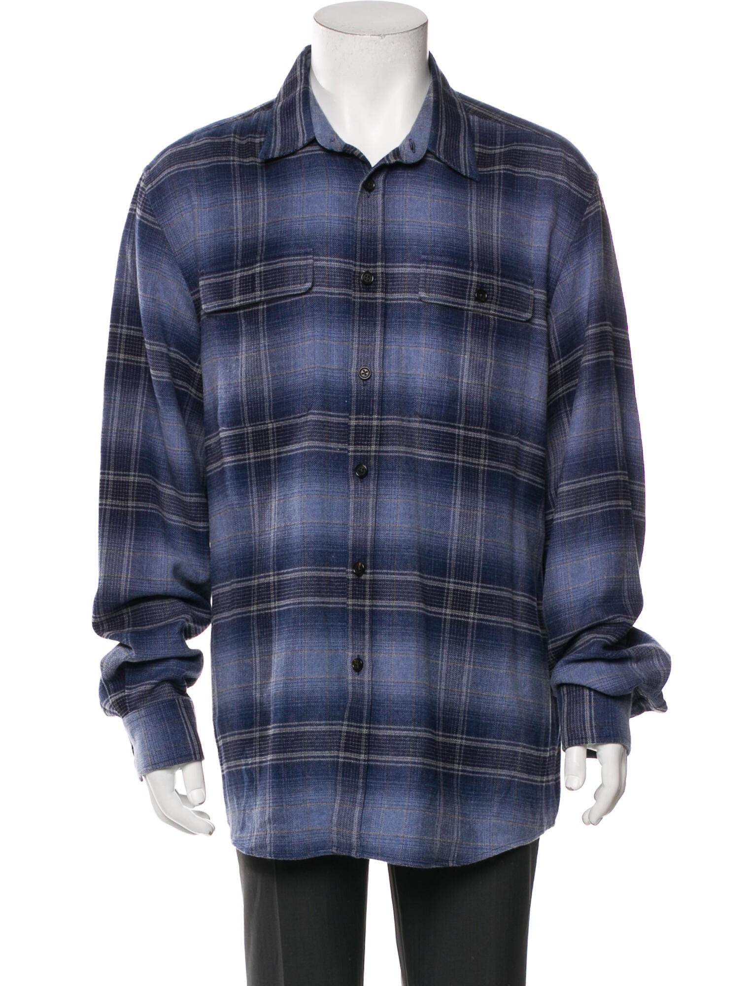 Ralph Lauren Purple Label Plaid Print Jacket