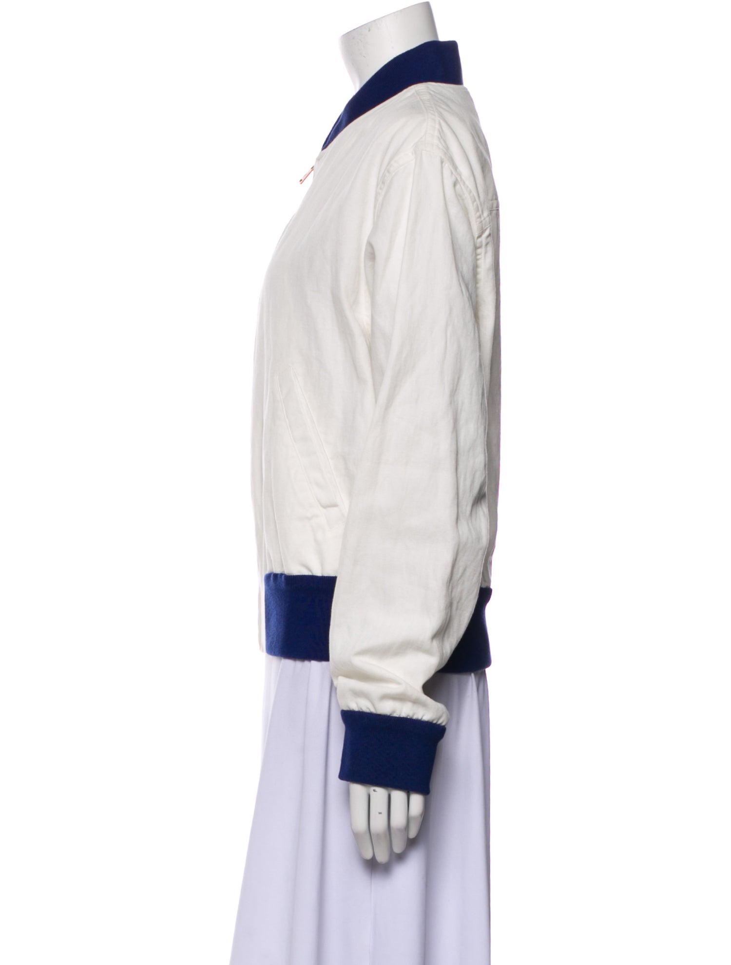 Ralph Lauren Purple Label Striped Bomber Jacket
