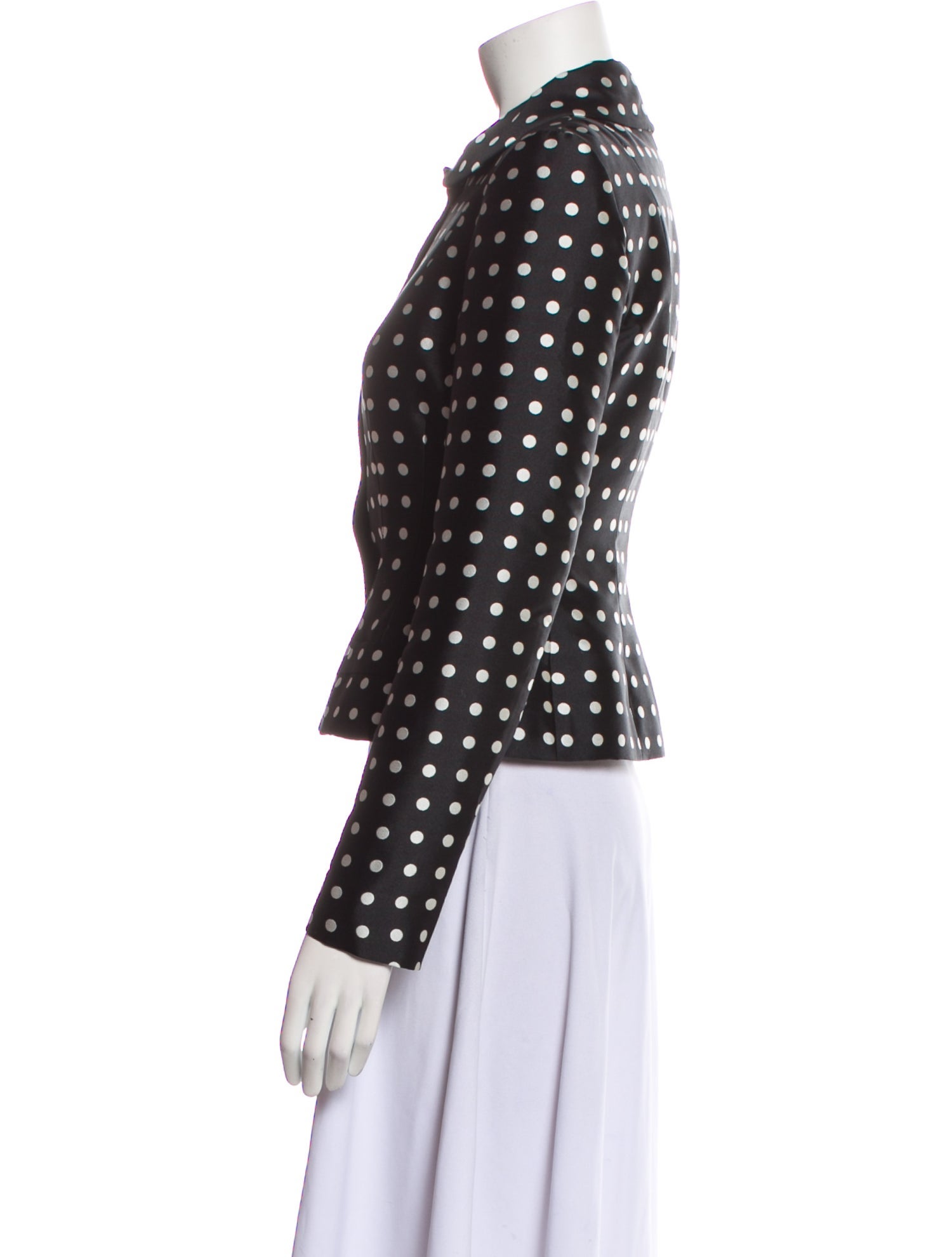 Ralph Lauren Purple Label Polka Dot Print Blazer