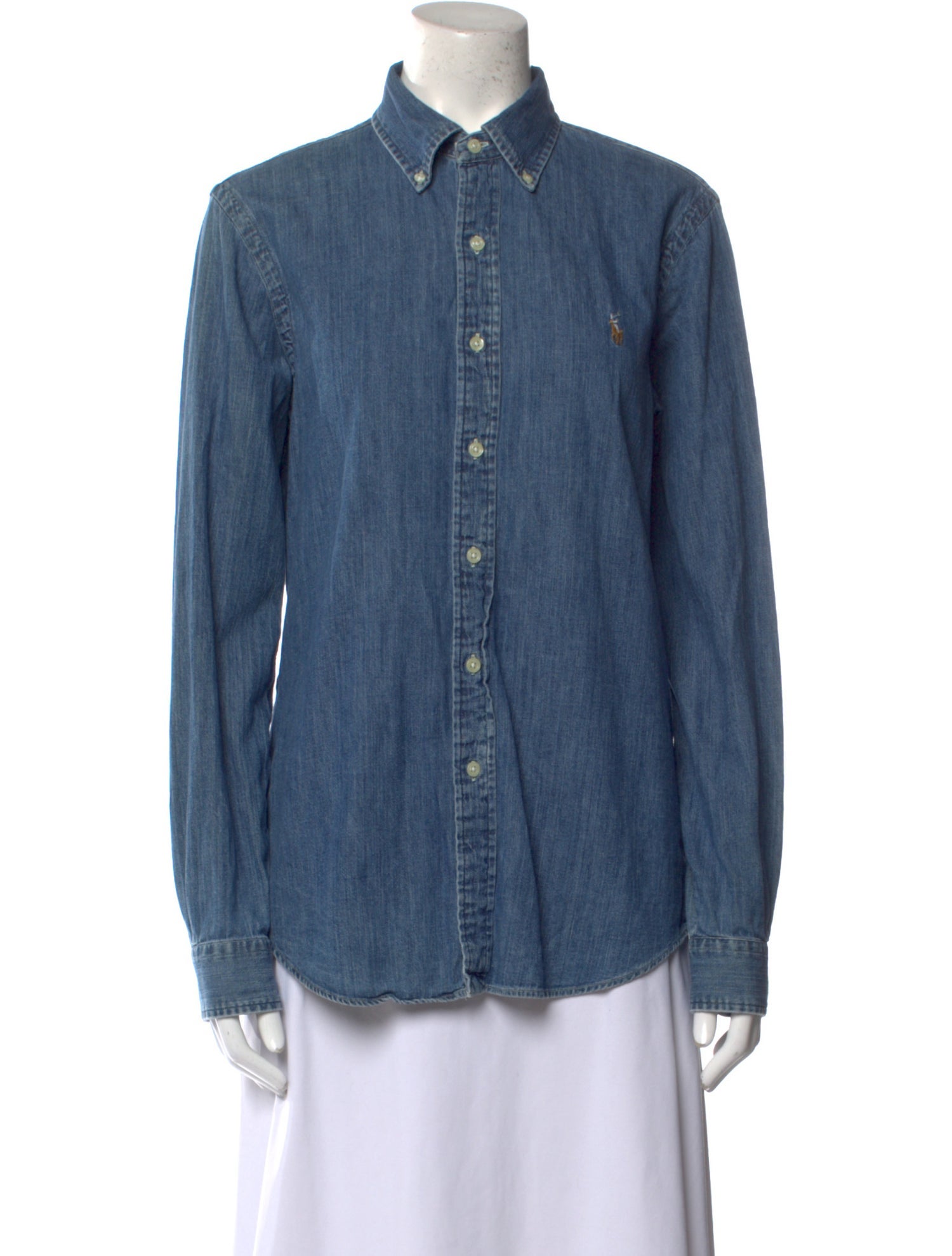 Ralph Lauren Long Sleeve Button-Up Top