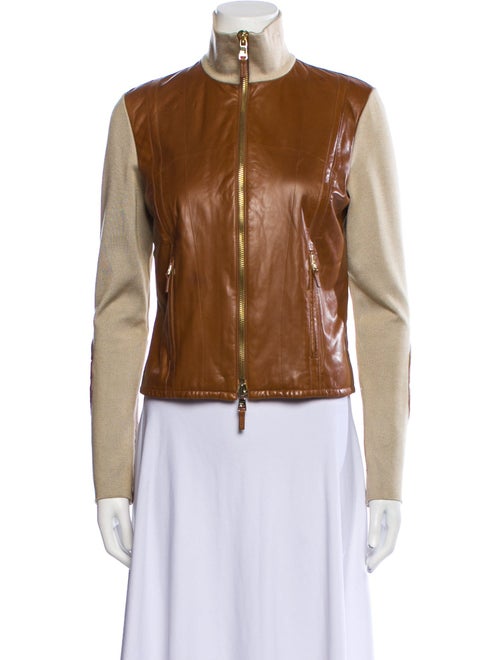 Ralph Lauren Purple Label Leather Biker Jacket