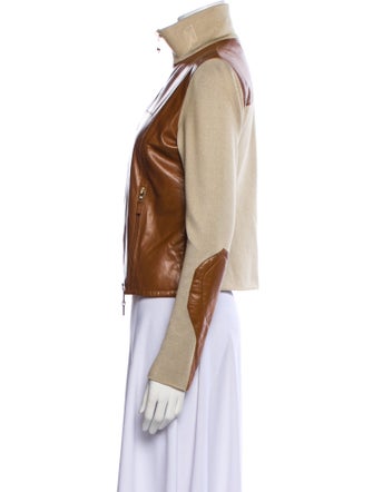 Ralph Lauren Purple Label Leather Biker Jacket