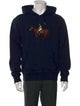 Ralph Lauren Purple Label Graphic Print Crew Neck Hoodie