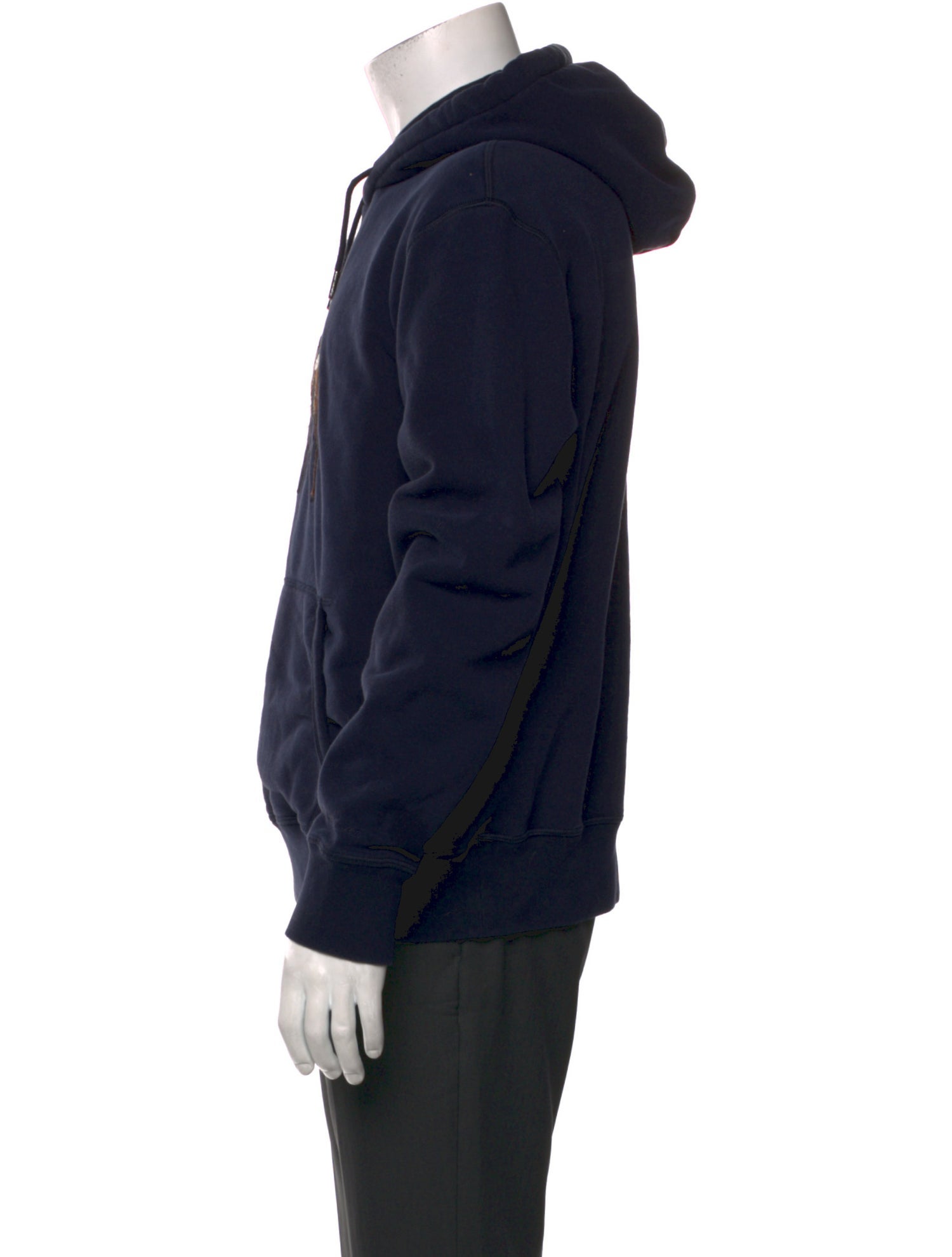 Ralph Lauren Purple Label Graphic Print Crew Neck Hoodie