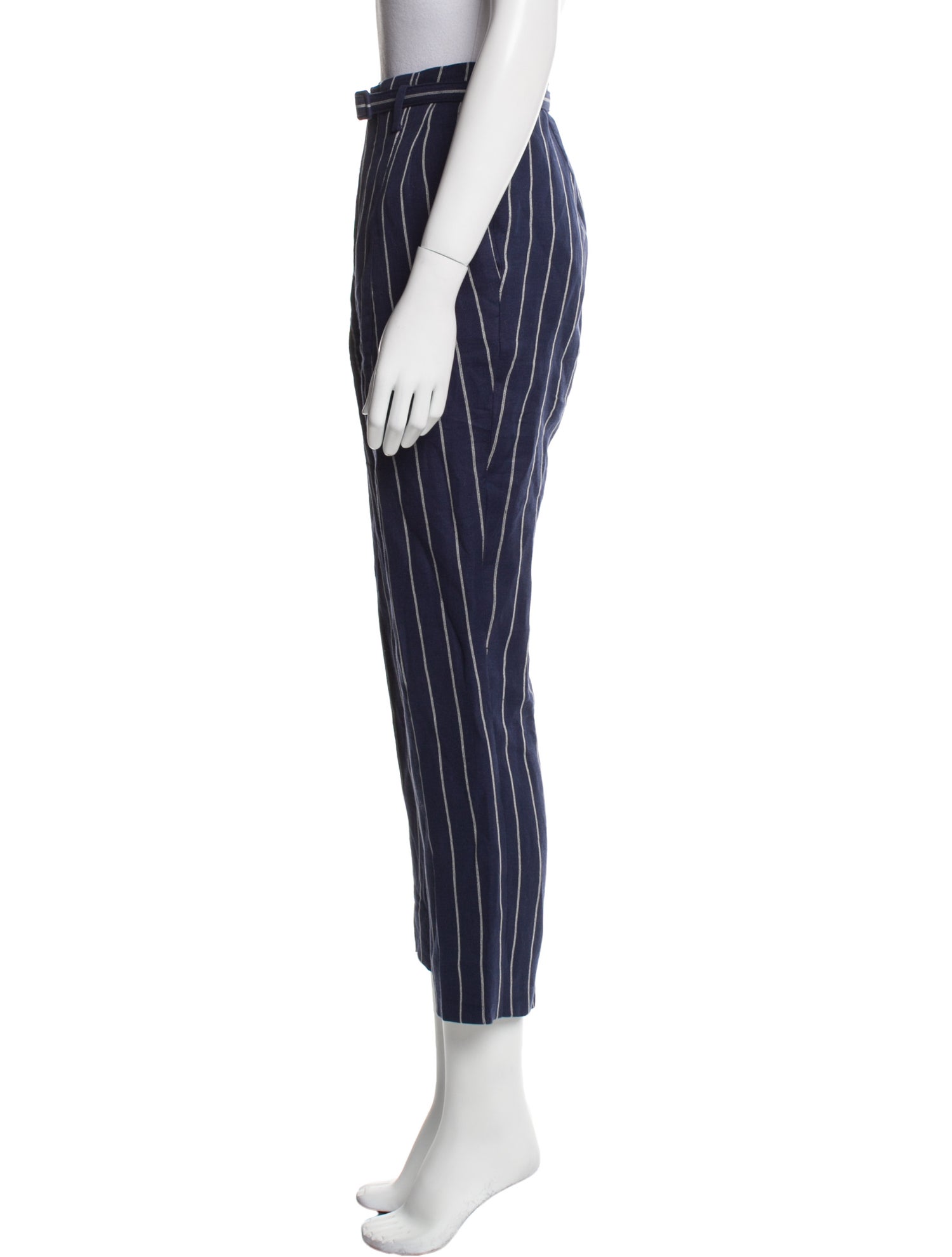 Ralph Lauren Purple Label Linen Straight Leg Pants