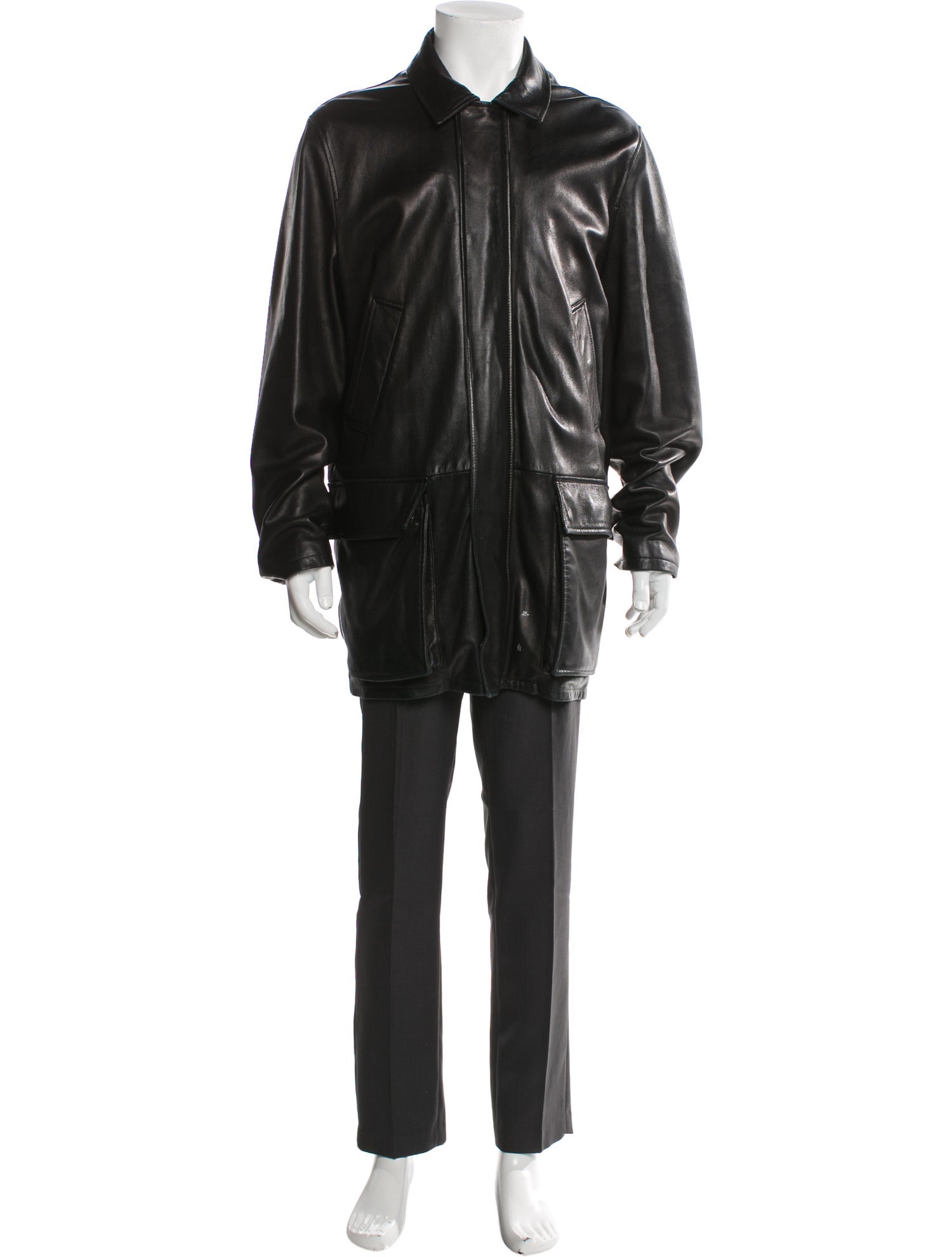 Ralph Lauren Purple Label Lambskin Parka