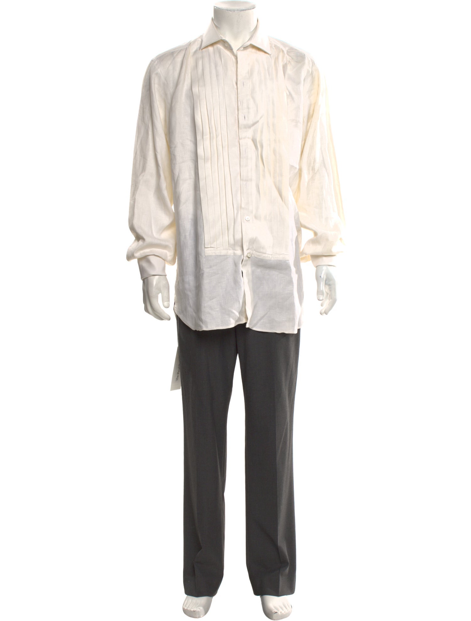 Ralph Lauren Purple Label Long Sleeve Tuxedo Shirt