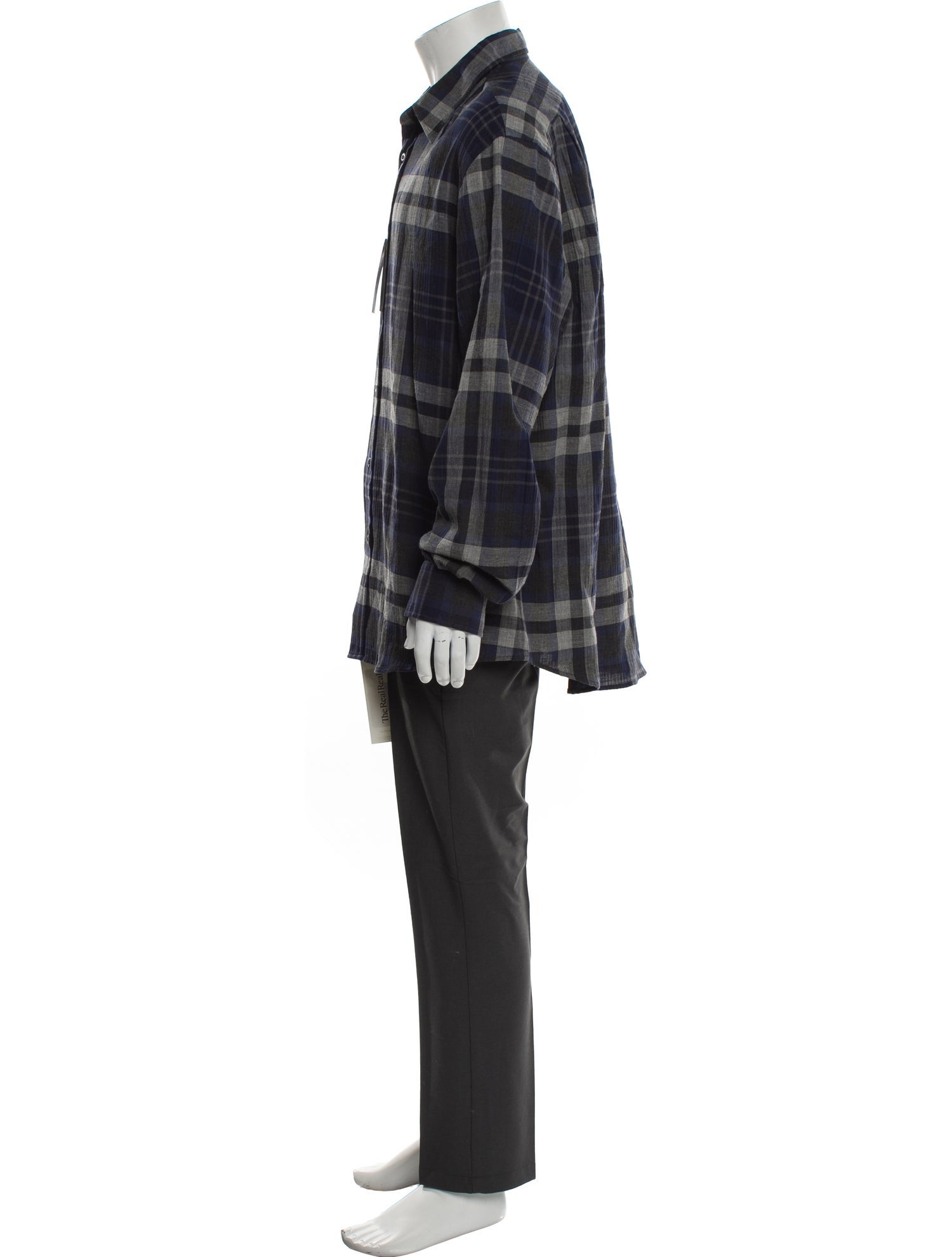 Ralph Lauren Purple Label Plaid Print Long Sleeve Shirt w/ Tags