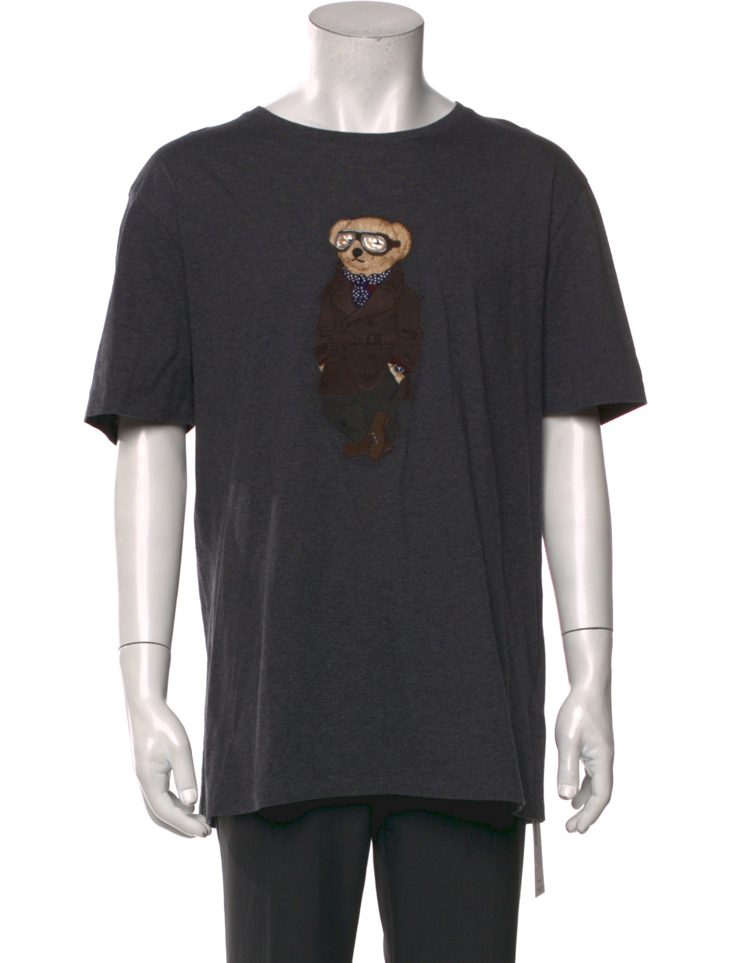 Ralph Lauren Purple Label Graphic Print Crew Neck T-Shirt