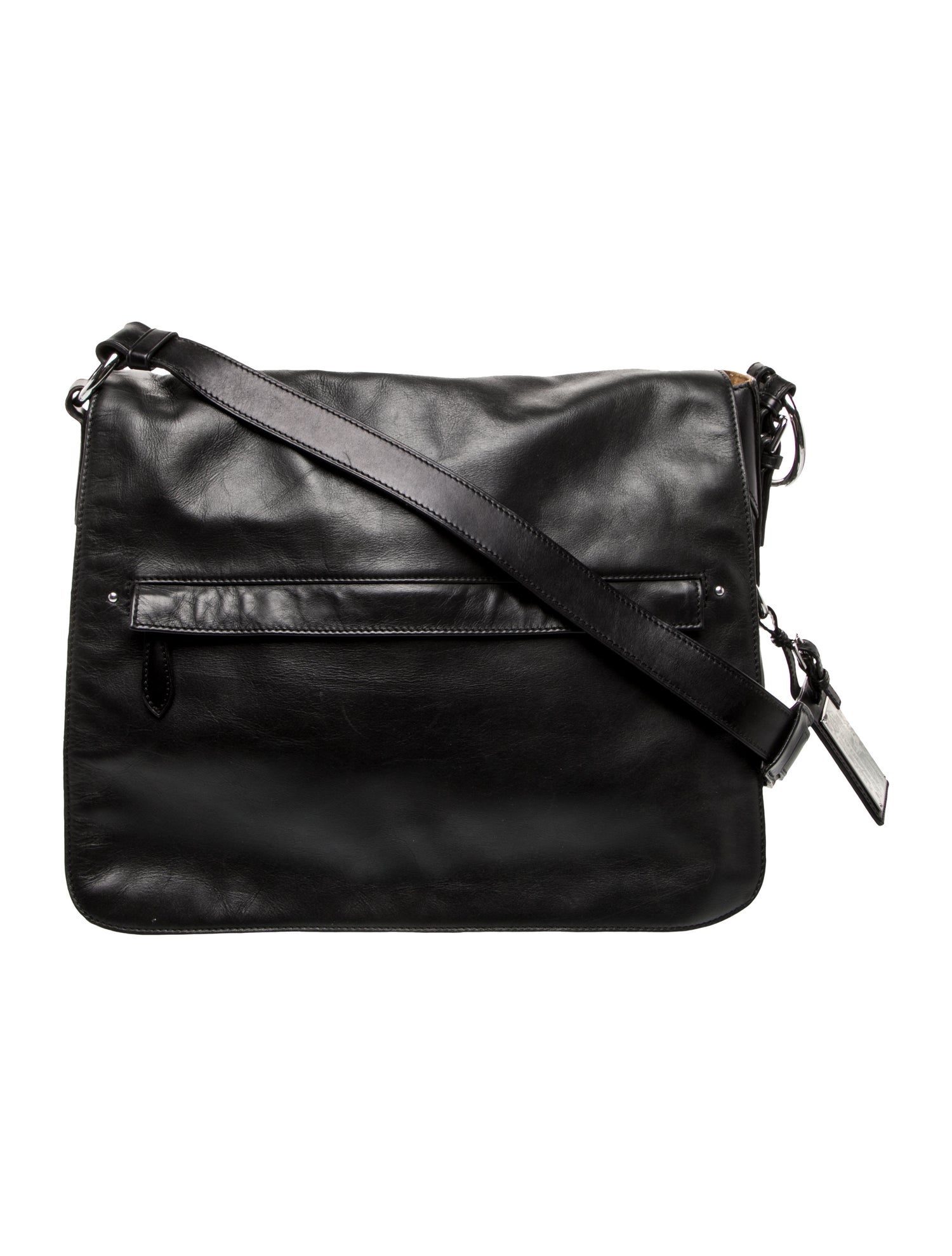 Ralph Lauren Purple Label Leather Crossbody Bag