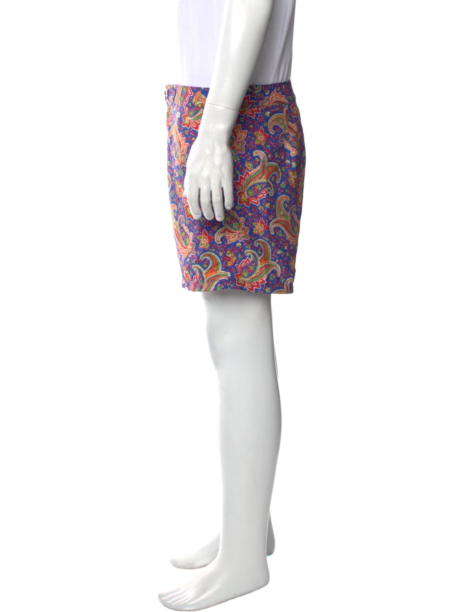 Ralph Lauren Collection Floral Print Flat Front Shorts
